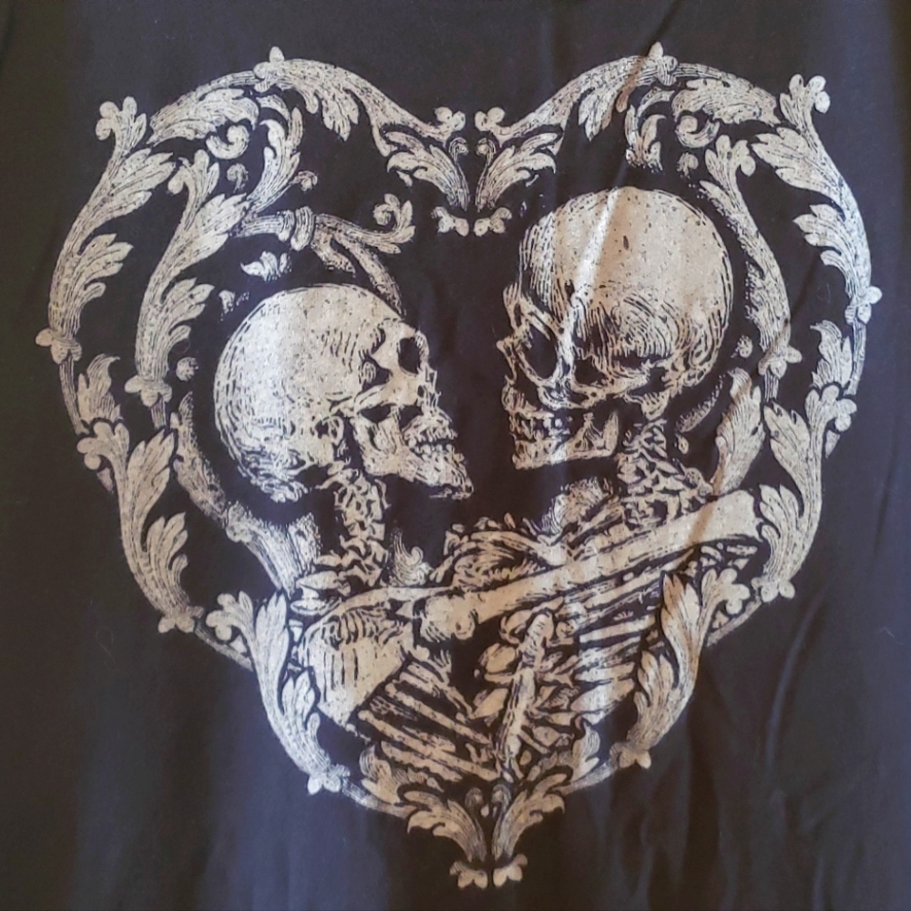 Torrid Skeleton Love Tank, Size 3 - NWOT